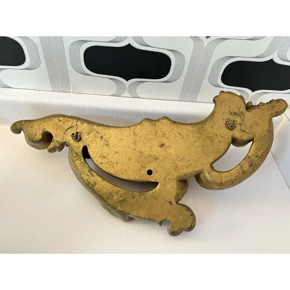 Vintage MCM Ornate Wall Pocket Planter Universal Statuary Hollywood Regency 19”L